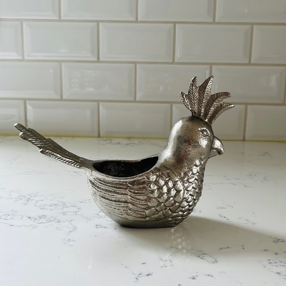 Small pewter rooster decor - Picture 7 of 11